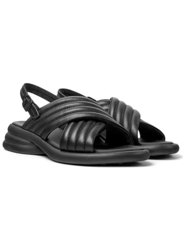 Camper Leder-Sandalen in Schwarz