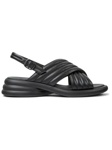 Camper Leder-Sandalen in Schwarz