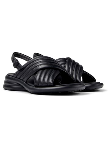Camper Leder-Sandalen in Schwarz