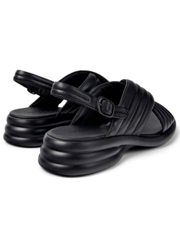 Camper Leder-Sandalen in Schwarz