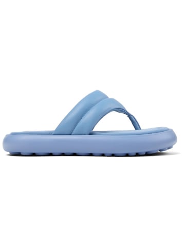 Camper Leder-Zehentrenner in Hellblau