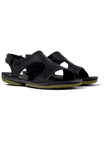 Camper Leder-Sandalen in Schwarz