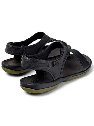 Camper Leder-Sandalen in Schwarz