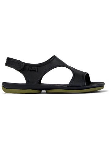 Camper Leder-Sandalen in Schwarz