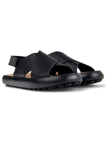Camper Leder-Sandalen in Schwarz