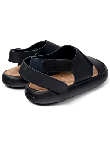 Camper Leder-Sandalen in Schwarz
