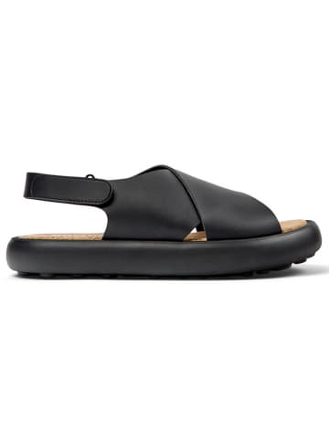 Camper Leder-Sandalen in Schwarz