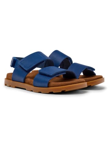 Camper Leder-Sandalen in Blau