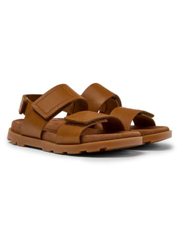 Camper Leder-Sandalen in Braun
