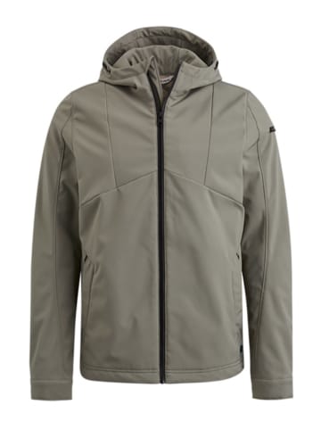 CAST IRON Softshelljacke "Rearpack" in Taupe