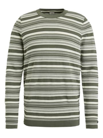CAST IRON Sweatshirt kaki/crème