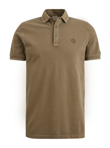 CAST IRON Poloshirt in Hellbraun