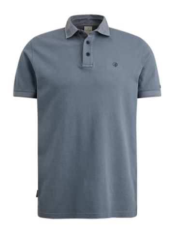 CAST IRON Poloshirt in Blau