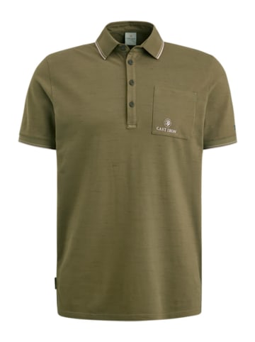 CAST IRON Poloshirt in Khaki