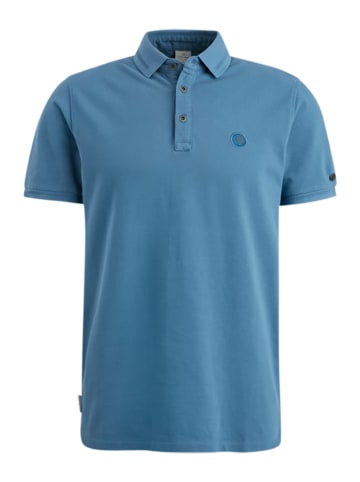 CAST IRON Poloshirt in Blau