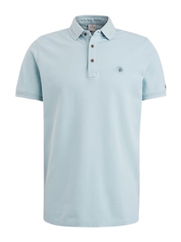 CAST IRON Poloshirt lichtblauw