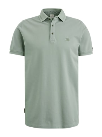 CAST IRON Poloshirt saliegroen