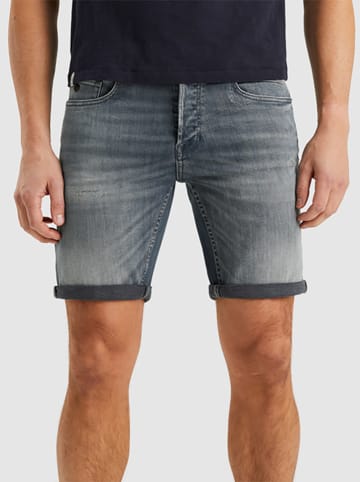 CAST IRON Jeans-Shorts in Blau