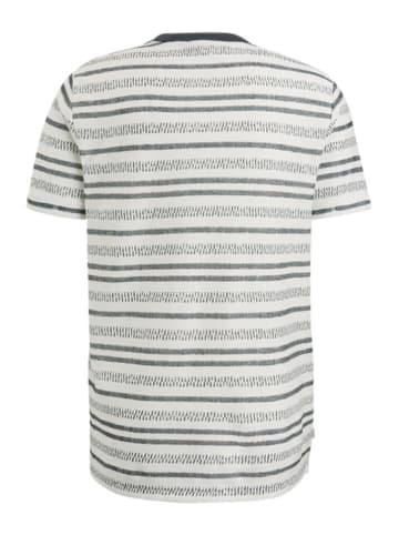 CAST IRON Shirt in Weiß/ Grau