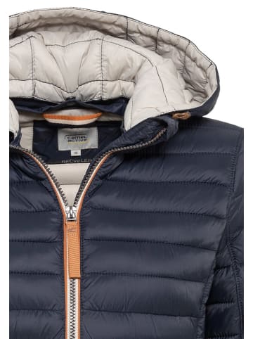 Camel Active Doorgestikte mantel donkerblauw
