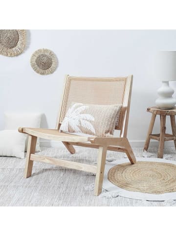 Garden Spirit Kissen ''Palmier'' in Beige - (L)50 x (B)30 cm