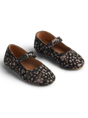 Wheat Leder-Ballerinas in Schwarz