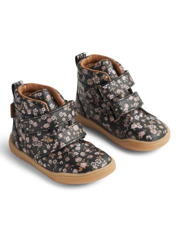 Wheat Leder-Winterboots in Schwarz