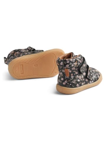 Wheat Leren winterboots zwart