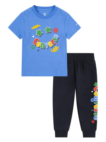 Converse 2tlg. Outfit in Blau/ Dunkelblau/ Bunt