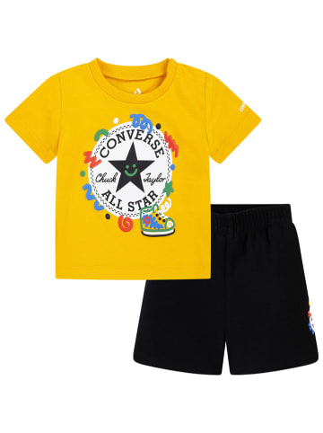 Converse 2tlg. Outfit in Schwarz/ Gelb/ Bunt