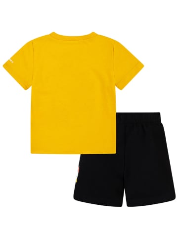 Converse 2tlg. Outfit in Schwarz/ Gelb/ Bunt