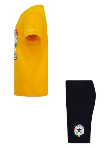 Converse 2-delige outfit oranje/donkerblauw