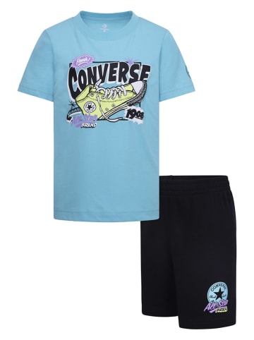 Converse 2-częściowy zestaw w kolorze błękitno-granatowym