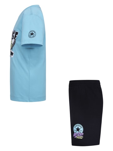 Converse 2-delige outfit lichtblauw/donkerblauw