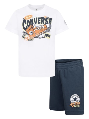 Converse 2-częściowy zestaw w kolorze granatowo-białym