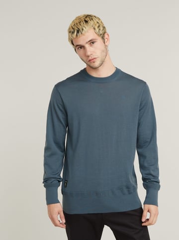 G-Star Merino-Wollpullover in Blau
