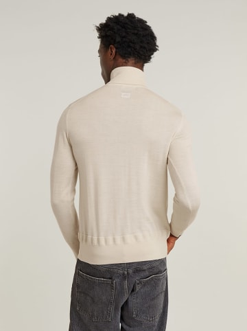 G-Star Merino-Wollpullover in Creme