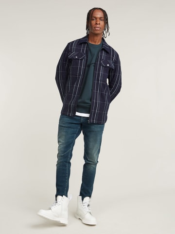 G-Star Blousejas blauw/groen/wit