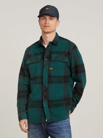 G-Star Blouse zwart/groen