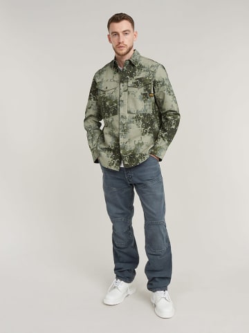 G-Star Blouse groen/beige