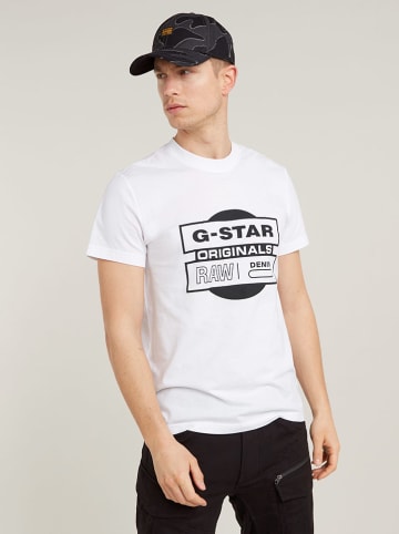 G-Star Koszulka w kolorze białym