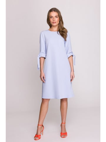 Stylove Kleid in Lila/ Hellblau