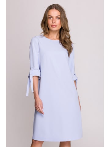 Stylove Kleid in Lila/ Hellblau