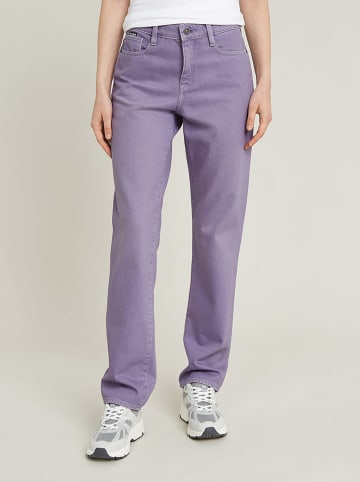 G-Star Dżinsy "Strace" - Straight fit - w kolorze fioletowym