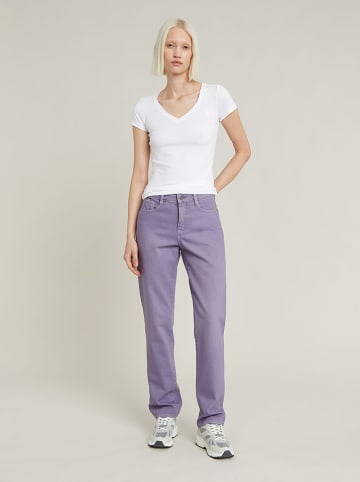G-Star Dżinsy "Strace" - Straight fit - w kolorze fioletowym