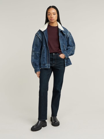 G-Star Spijkerbroek "Viktoria" - straight fit - donkerblauw