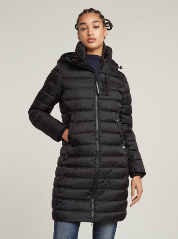 G-Star Steppmantel in Schwarz