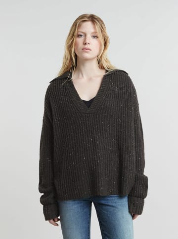G-Star Sweter w kolorze antracytowym