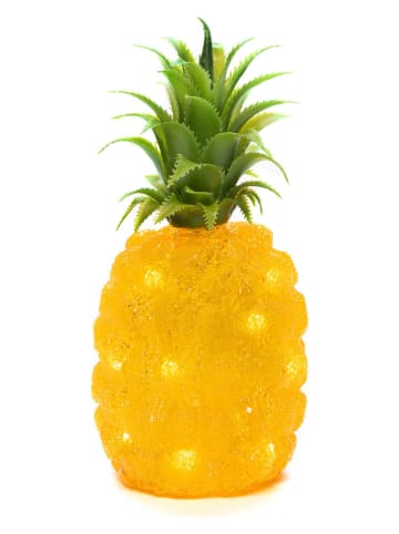 Konstsmide LED-Dekoleuchte "Pineapple" in Gelb - (H)26 x Ø 11 cm