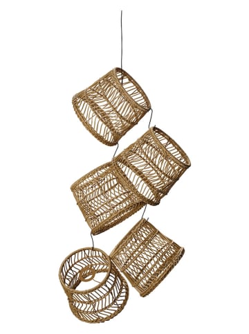 Konstsmide 5er-Set: Lampenschirme für Lichterketten in Natur - (H)20 x Ø 15 cm